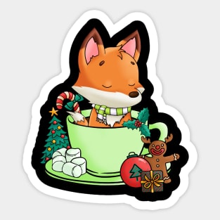 Cute and Lovely Animals with Christmas Vibes Sticker